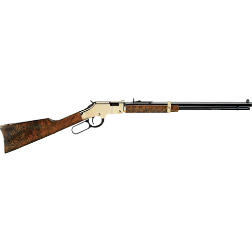 Henry Golden Boy 22 Magnum Brass Receiver Wood Stock 20.5" Blued Octagonal Barrel 12 Rounds- H004M