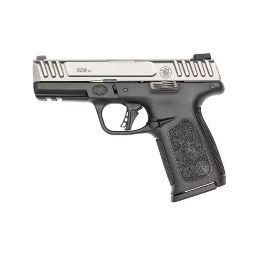 Smith & Wesson SD9 2.0 9mm Black Grip Stainless Slide 4" Barrel 16 Round- 13931