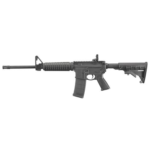 Ruger AR-556 5.56 AR-15 Standard Handguard Fixed Front Sight Black 16.1" Barrel 30 Rounds- 8500