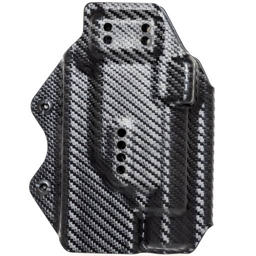 Rounded Kydex IWB/OWB Light Bearing Holster X300U-A/B Ambidextrous Carbon Fiber Optic Ready- ARC-X300U-CF-AMBI-LUXV2