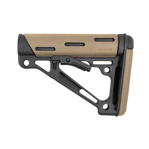 Hogue AR-15 Collapsible 6 Position Mil-Spec Stock FDE- 15340