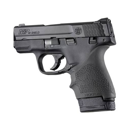 Hogue Handall Beavertail Grip Sleeve Black Fits S&W M&P Shield and Ruger LC9- 18400