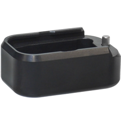 Taran Tactical Magazine Extension +2 Black fits Glock 43- GBP9-01