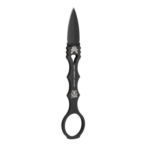 Benchmade Mini SOCP Fixed Blade Black Grips Double Edge Dagger Point Knife- 173BK