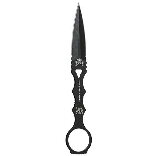 Benchmade SOCP Fixed Blade Dagger Black Grips Double Sided Spear Point- 176BK