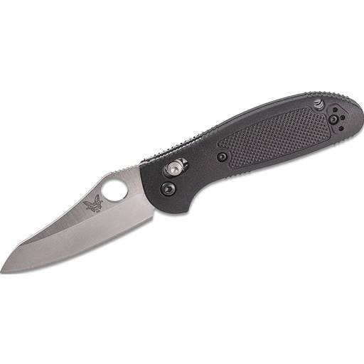 Benchmade Mini Griptilian Axis Folder Black Grip Satin Sheepsfoot- 555-S30V