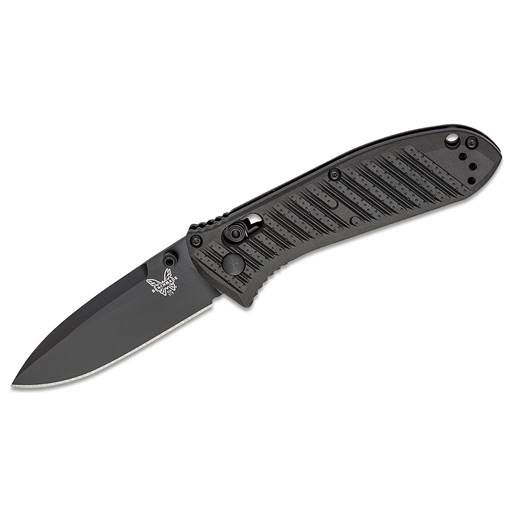 Benchmade Mini Presidio II Axis Folder Black Grip Satin Drop Point- 575-1