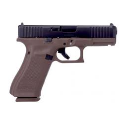 GLOCK45 Gen 5 MOS 9mm Front Serration FDE Frame 4" Barrel 17 Round - PA455S203MOSD