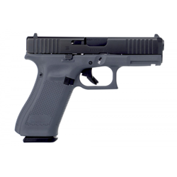 GLOCK45 Gen 5 9mm Front Serration Gray Frame 4" Barrel 15 Round - PA455S203GF