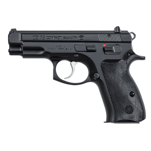 CZ75 Compact 9mm Safety Black 3.75 Barrel 15 Round- 91190