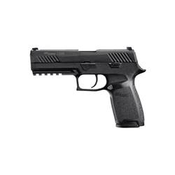 Sig SauerP320 Nitron Full Size 9MM Black Contrast Sights No Safety 4.7" Barrel 17 Rounds - 320F-9-B
