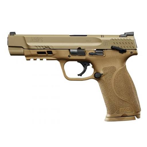 Smith & Wesson M&P 2.0 9mm FDE 5" Barrel Manual Safety17 Round- 11537