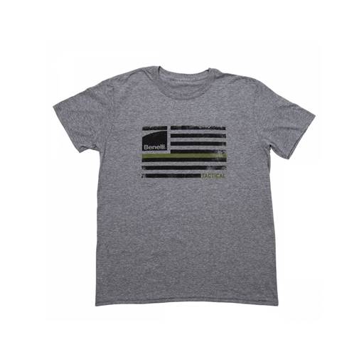 Benelli Tactical Short Sleeve Heather Shirt X-Large Gray- 95002XL