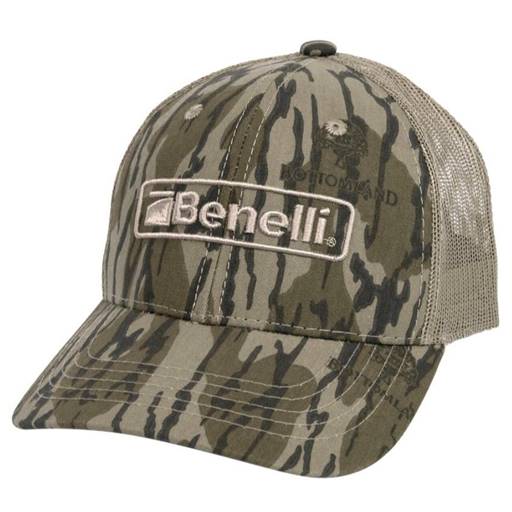 Benelli Logo Trucker Hat Mossy Oak Bottomland- 91203