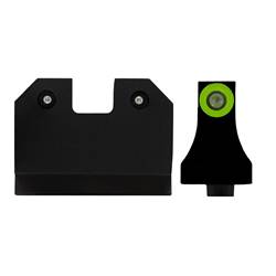 XS Sight Sytems R3D Suppressor Height Night Sights Fits Glock 17 Size Frame Green Front Green Tritium Rear Sights- GL-R021P-6G