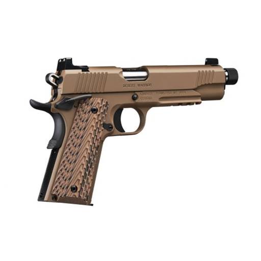 Kimber America Desert Warrior TFS 45 ACP Desert Tan 5.5" Threaded Barrel 7 Round- 3000237