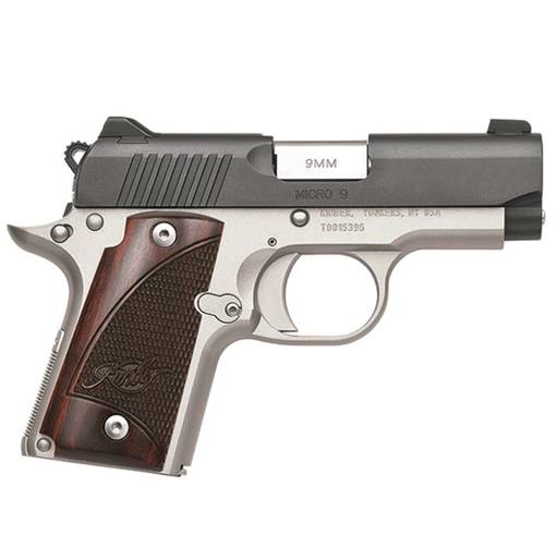 Kimber America Micro 9 Two Tone9mm Black Slide Stainless Frame 3.15" barrel 7 Round- 3300099