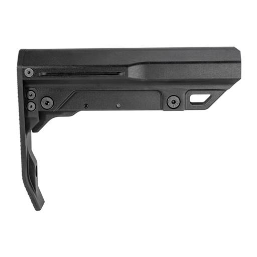 MFT - Mission First Tactical Minimalist Stock Aluminum Black Mil Spec AR-15- BMSMIL-MTL-BL
