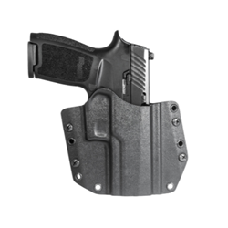 MFT - Mission First Tactical Pancake Sig Sauer P320 Carry Compact Size OWB Holster Black- HSIG320COWB-BL