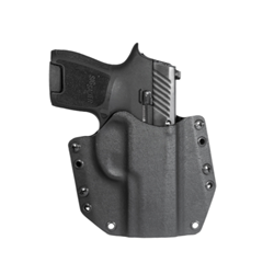 MFT - Mission First Tactical Pancake Sig Sauer P320 Subcompact Size OWB Holster Black- HSIG320SCOWB-BL