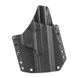 MFT - Mission First Tactical Pancake Smith & Wesson M&P9 Full Size OWB Holster Black- HSWMPOWB-BL