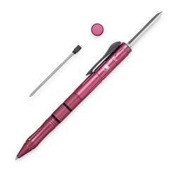 Cobra Tec Knives OTF Pen Knife Pink Satin Spear Point Blade- PKOTFP
