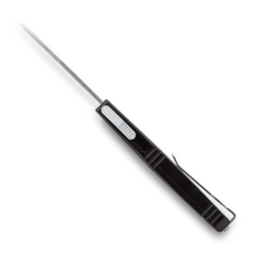 Cobra Tec Knives Mini Mamba Push Button Auto Black Handle Satin Dagger Blade- MKBMDAGNS