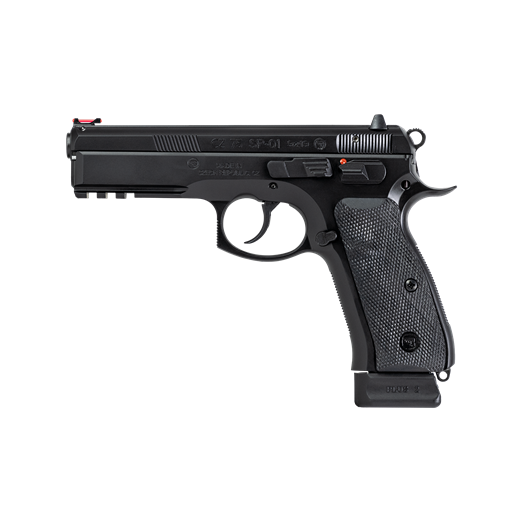 CZ75 SP01 9mm Safety Black 4.6" Barrel 19 Rounds- 89152