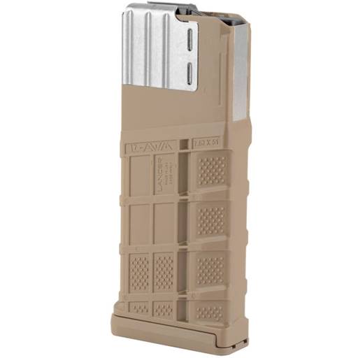 Lancer Magazine L7 Advanced Warfighter 308 AR10 25 Round FDE- L7-25-FDE