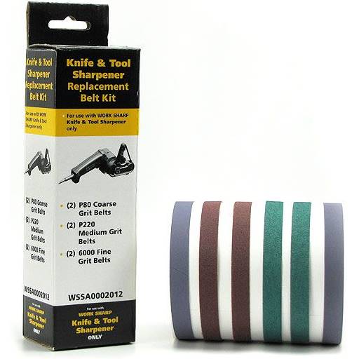 Work Sharp Knife & Tool Sharpener Replacement Belt Kit- WSSA0002012
