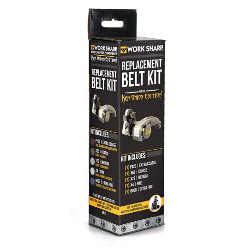 Work Sharp Knife & Tool Sharpener Ken Onion Edition Replacement Belt Kit- WSSAKO81113