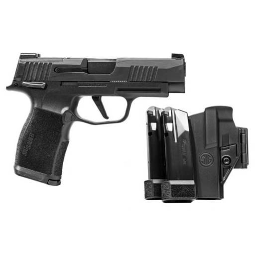 Sig Sauer P365 X Series XL TACPAC 9MM Black Optic Cut Manual Safety 3.7" Barrel 12 Rounds- 365XL-9-BXR3-MS-TACPAC