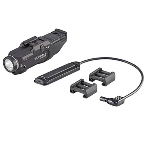 Streamlight TLR RM 2 1000 Lumen With Red Laser Rifle Rail Mount CR123A Black Push Button And Remote Switch- 69447