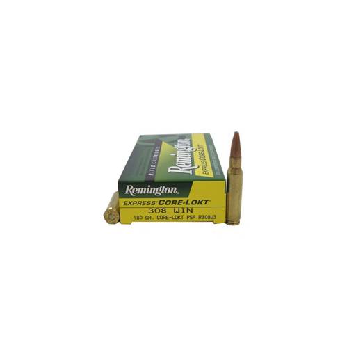 Federal Remington Core-Lokt 308 Win 180 Grain Pointed Soft Point 20 Round Box- 21479
