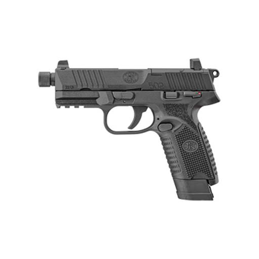FN 502 Tactical 22 LR Black Optic Ready Pistol Threaded 4.6" Barrel 15 Round- 66-101010