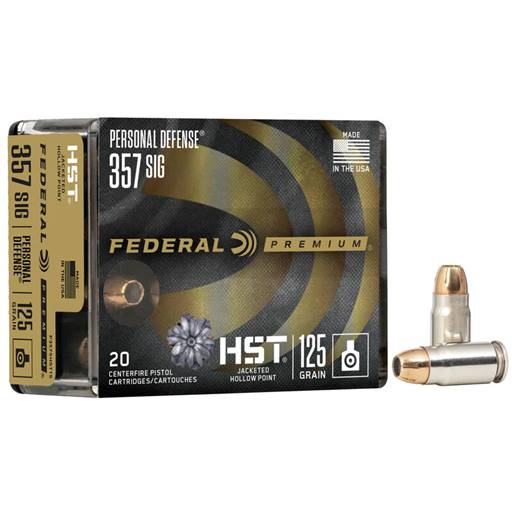 Federal Premium Personal Defense HST 357 Mag 154 Grain Jacketed Hollow Point 20 Round Box- P357HST1S
