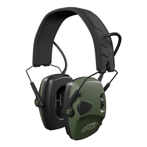 Isotunes Defy Slim Basic Muff NO BLUETOOTH Tactical Sound Control 20 NRR Green- IT-40