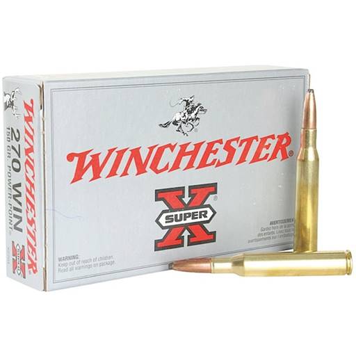 Winchester Super X 270 Win 150 Grain Power Point 20 Round Box- X2704