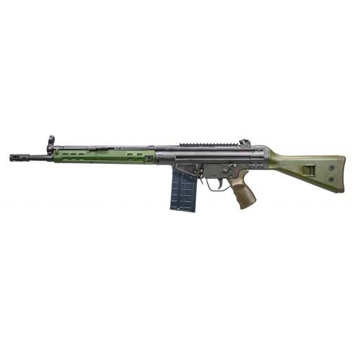 PTR IndustriesPTR-91 GIRK 308 HK G3 Clone Green Furniture 16" Barrel Welded Scope Mount - PTR113