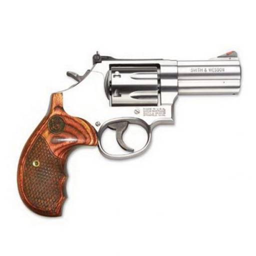 Smith & Wesson Model 686 Deluxe Plus 357 magnum stainless wood grips 3" Barrel 7 Shot- 150713