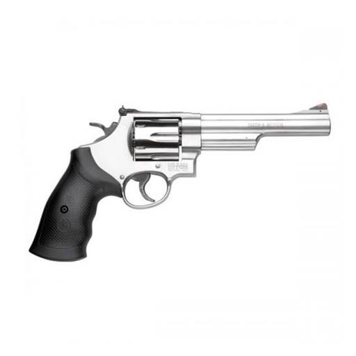 Smith & Wesson Model 629 44 Magnum Stainless Black Rubber Grip 6" Barrel 6 Shot- 163606