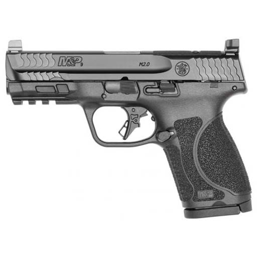 Smith & Wesson M&P 2.0 Compact 9mm 4" Barrel Optic Cut Black No Safety 15 Rounds- 13563