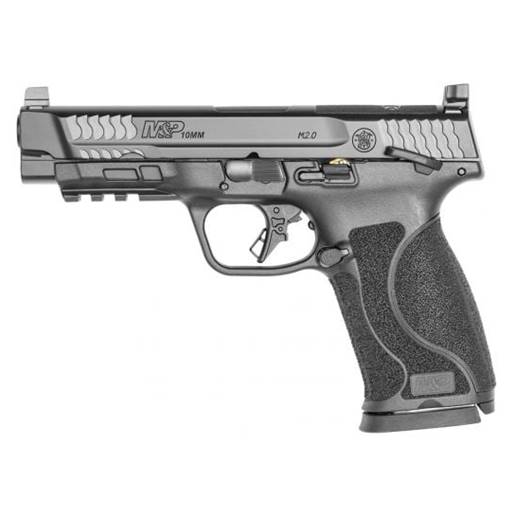 Smith & Wesson M&P 2.0 10mm 4.6" Barrel Optic Cut Black Manual Safety 15 Rounds- 13388