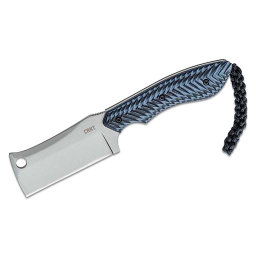 CRKT S.P.E.C. Navy Grip Bead Blast Cleaver Neck Knife- 2398