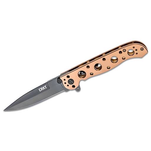 CRKT M16 Bronze Grip Oxide Spear Point Assisted Opening Flipper- M16-03BK