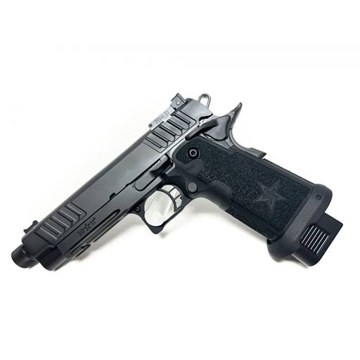 Staccato P 9mm Iron Sight Steel Frame DLC Threaded 4.4" Barrel Tac Texture 20 Rounds- 12-0200-000303