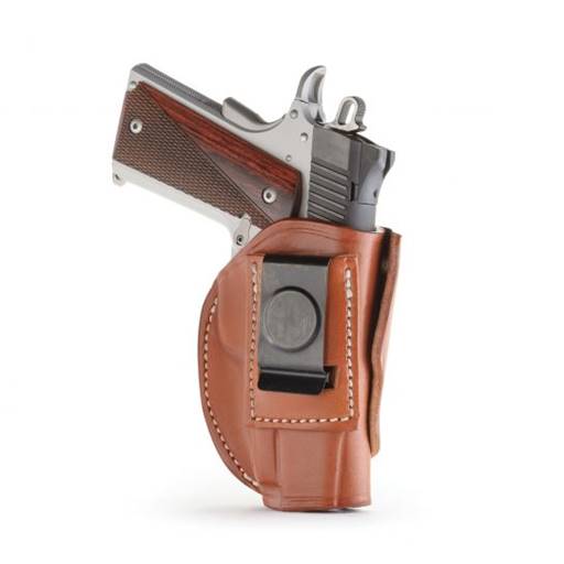 1791 Gunleather 4 Way Holster Classic Brown Right Hand Size 1 IWB/OWB- 4WH-1-CBR-R