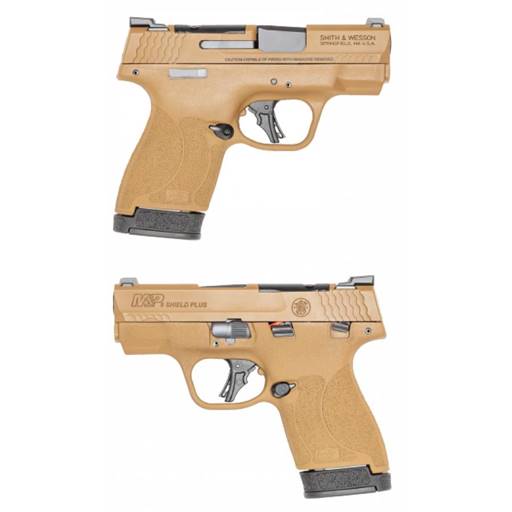 Smith & Wesson M&P Shield Plus 9mm FDE Optic Cut Manual Safety 3.1" Barrel 10/13 Rounds- 13649