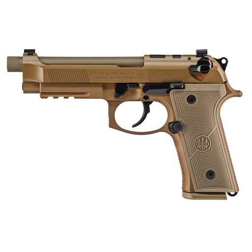 Beretta M9A4 Centurion Optic Ready FDE 5.10" Threaded Barrel 18 Round- JS92QM9A4GM
