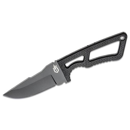 Gerber Ghoststrike Black Skeletonized Handle Black Drop Point Fixed Blade- 30-001005
